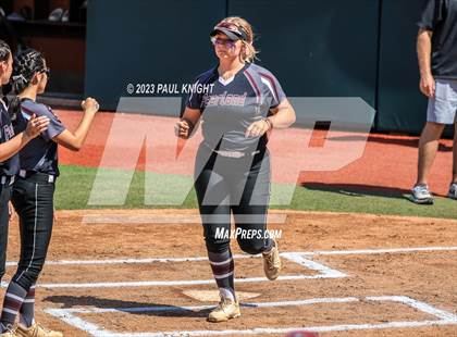 Thumbnail 1 in Pearland vs. Guyer (UIL 6A Softball Final) photogallery.