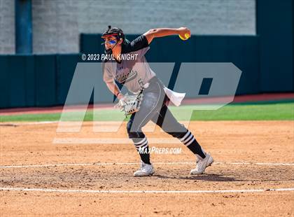 Thumbnail 2 in Pearland vs. Guyer (UIL 6A Softball Final) photogallery.