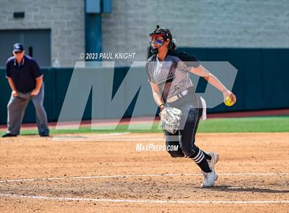 Thumbnail 1 in Pearland vs. Guyer (UIL 6A Softball Final) photogallery.