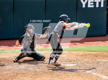 Thumbnail 1 in Pearland vs. Guyer (UIL 6A Softball Final) photogallery.