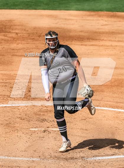 Thumbnail 3 in Pearland vs. Guyer (UIL 6A Softball Final) photogallery.