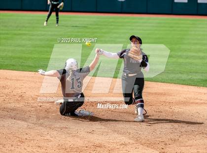 Thumbnail 3 in Pearland vs. Guyer (UIL 6A Softball Final) photogallery.