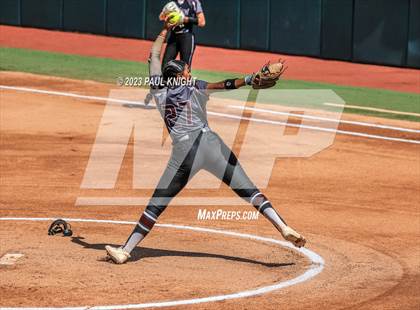 Thumbnail 1 in Pearland vs. Guyer (UIL 6A Softball Final) photogallery.