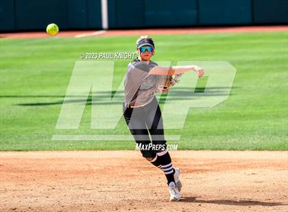 Thumbnail 2 in Pearland vs. Guyer (UIL 6A Softball Final) photogallery.