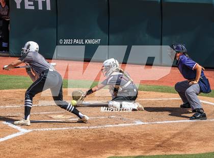 Thumbnail 2 in Pearland vs. Guyer (UIL 6A Softball Final) photogallery.