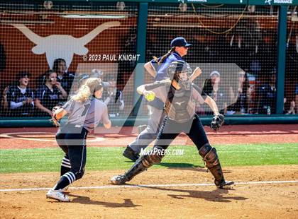 Thumbnail 3 in Pearland vs. Guyer (UIL 6A Softball Final) photogallery.