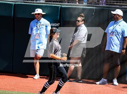 Thumbnail 2 in Pearland vs. Guyer (UIL 6A Softball Final) photogallery.