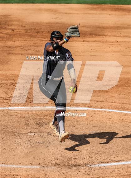 Thumbnail 2 in Pearland vs. Guyer (UIL 6A Softball Final) photogallery.