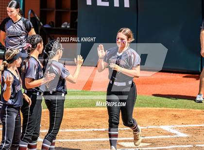 Thumbnail 3 in Pearland vs. Guyer (UIL 6A Softball Final) photogallery.