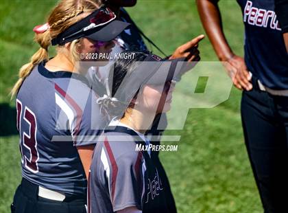 Thumbnail 2 in Pearland vs. Guyer (UIL 6A Softball Final) photogallery.
