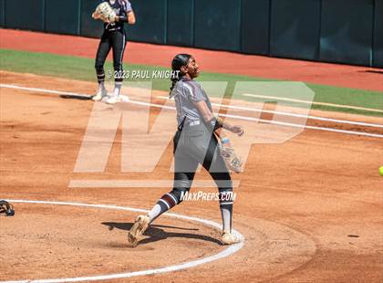 Thumbnail 2 in Pearland vs. Guyer (UIL 6A Softball Final) photogallery.