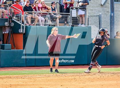 Thumbnail 1 in Pearland vs. Guyer (UIL 6A Softball Final) photogallery.