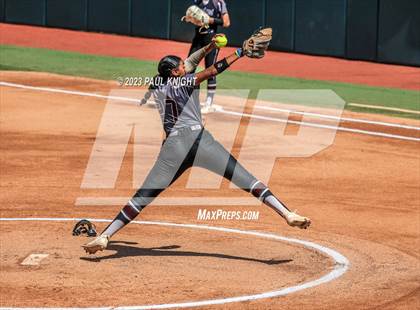 Thumbnail 2 in Pearland vs. Guyer (UIL 6A Softball Final) photogallery.