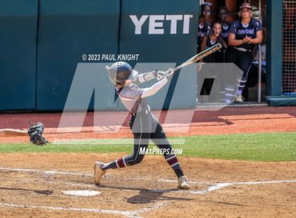 Thumbnail 3 in Pearland vs. Guyer (UIL 6A Softball Final) photogallery.