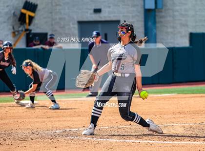 Thumbnail 1 in Pearland vs. Guyer (UIL 6A Softball Final) photogallery.