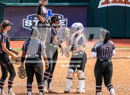 Thumbnail 3 in Pearland vs. Guyer (UIL 6A Softball Final) photogallery.