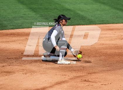 Thumbnail 3 in Pearland vs. Guyer (UIL 6A Softball Final) photogallery.
