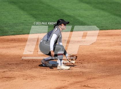 Thumbnail 3 in Pearland vs. Guyer (UIL 6A Softball Final) photogallery.