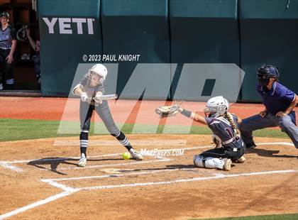 Thumbnail 3 in Pearland vs. Guyer (UIL 6A Softball Final) photogallery.