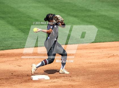 Thumbnail 1 in Pearland vs. Guyer (UIL 6A Softball Final) photogallery.