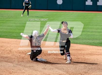 Thumbnail 2 in Pearland vs. Guyer (UIL 6A Softball Final) photogallery.