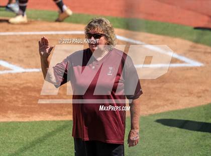 Thumbnail 3 in Pearland vs. Guyer (UIL 6A Softball Final) photogallery.