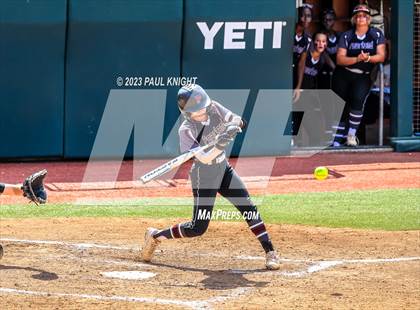 Thumbnail 3 in Pearland vs. Guyer (UIL 6A Softball Final) photogallery.