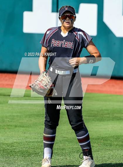 Thumbnail 1 in Pearland vs. Guyer (UIL 6A Softball Final) photogallery.