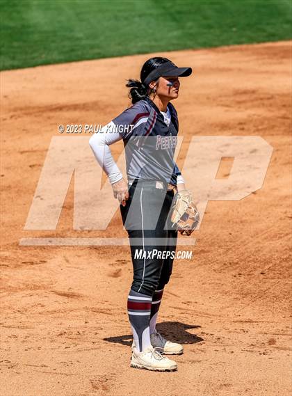 Thumbnail 3 in Pearland vs. Guyer (UIL 6A Softball Final) photogallery.