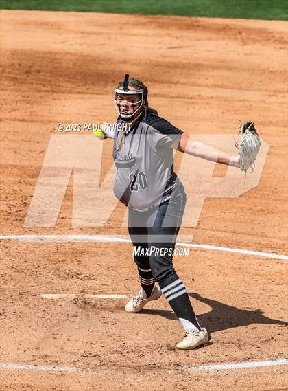 Thumbnail 2 in Pearland vs. Guyer (UIL 6A Softball Final) photogallery.