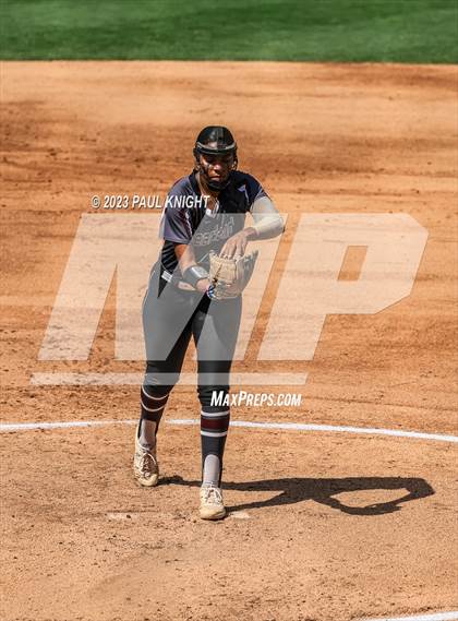 Thumbnail 2 in Pearland vs. Guyer (UIL 6A Softball Final) photogallery.