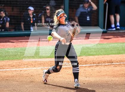 Thumbnail 1 in Pearland vs. Guyer (UIL 6A Softball Final) photogallery.