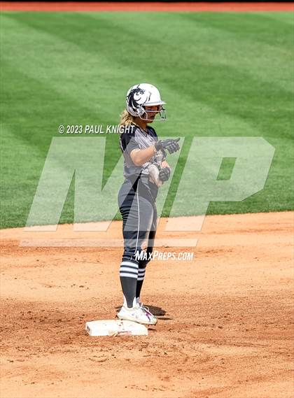 Thumbnail 1 in Pearland vs. Guyer (UIL 6A Softball Final) photogallery.