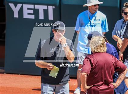 Thumbnail 1 in Pearland vs. Guyer (UIL 6A Softball Final) photogallery.