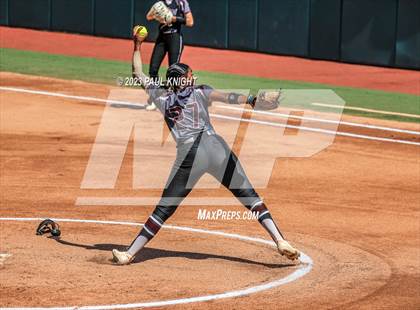 Thumbnail 2 in Pearland vs. Guyer (UIL 6A Softball Final) photogallery.