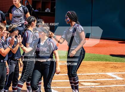 Thumbnail 2 in Pearland vs. Guyer (UIL 6A Softball Final) photogallery.