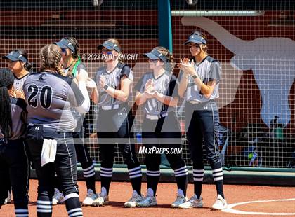 Thumbnail 3 in Pearland vs. Guyer (UIL 6A Softball Final) photogallery.