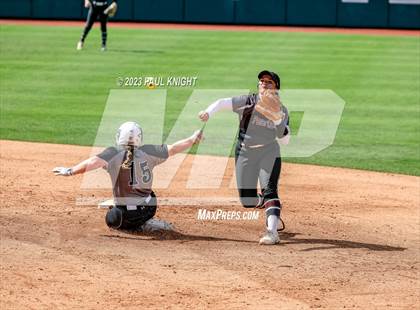 Thumbnail 1 in Pearland vs. Guyer (UIL 6A Softball Final) photogallery.