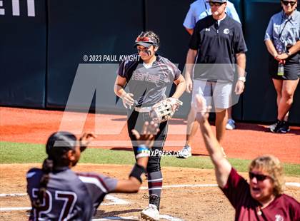 Thumbnail 1 in Pearland vs. Guyer (UIL 6A Softball Final) photogallery.
