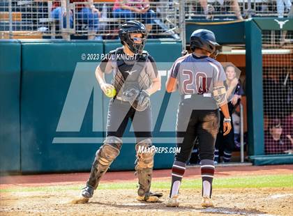 Thumbnail 1 in Pearland vs. Guyer (UIL 6A Softball Final) photogallery.