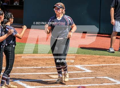 Thumbnail 2 in Pearland vs. Guyer (UIL 6A Softball Final) photogallery.