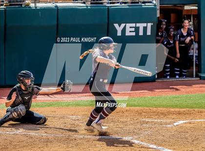 Thumbnail 1 in Pearland vs. Guyer (UIL 6A Softball Final) photogallery.