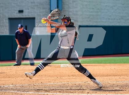 Thumbnail 2 in Pearland vs. Guyer (UIL 6A Softball Final) photogallery.