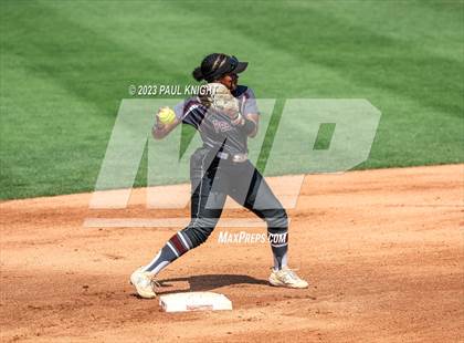 Thumbnail 1 in Pearland vs. Guyer (UIL 6A Softball Final) photogallery.