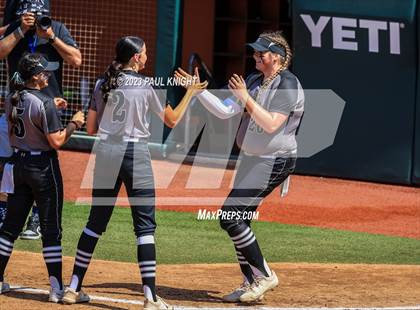 Thumbnail 2 in Pearland vs. Guyer (UIL 6A Softball Final) photogallery.