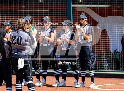 Thumbnail 1 in Pearland vs. Guyer (UIL 6A Softball Final) photogallery.