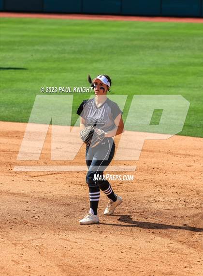 Thumbnail 3 in Pearland vs. Guyer (UIL 6A Softball Final) photogallery.