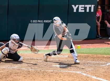 Thumbnail 1 in Pearland vs. Guyer (UIL 6A Softball Final) photogallery.