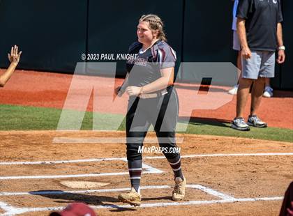 Thumbnail 1 in Pearland vs. Guyer (UIL 6A Softball Final) photogallery.