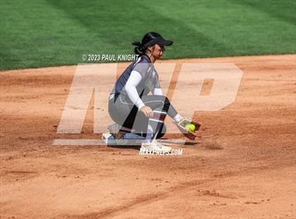 Thumbnail 1 in Pearland vs. Guyer (UIL 6A Softball Final) photogallery.